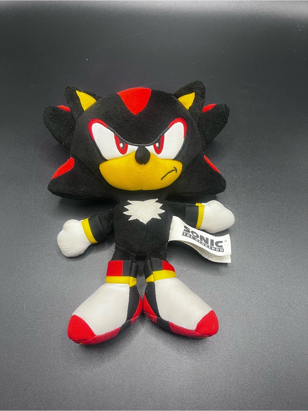 Sonic the Hedgehog 3 Shadow Plush JAKKS Pacific 9” Gently Used Condition